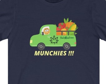 Munchies Pickup sent by Suzy Bud- Unisex Jersey Short Sleeve Tee