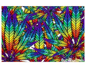 Classic Rainbow Cannabis -Suzy Bud  Jigsaw Puzzle (252, 500 Pieces) Great Gift for Stoners,