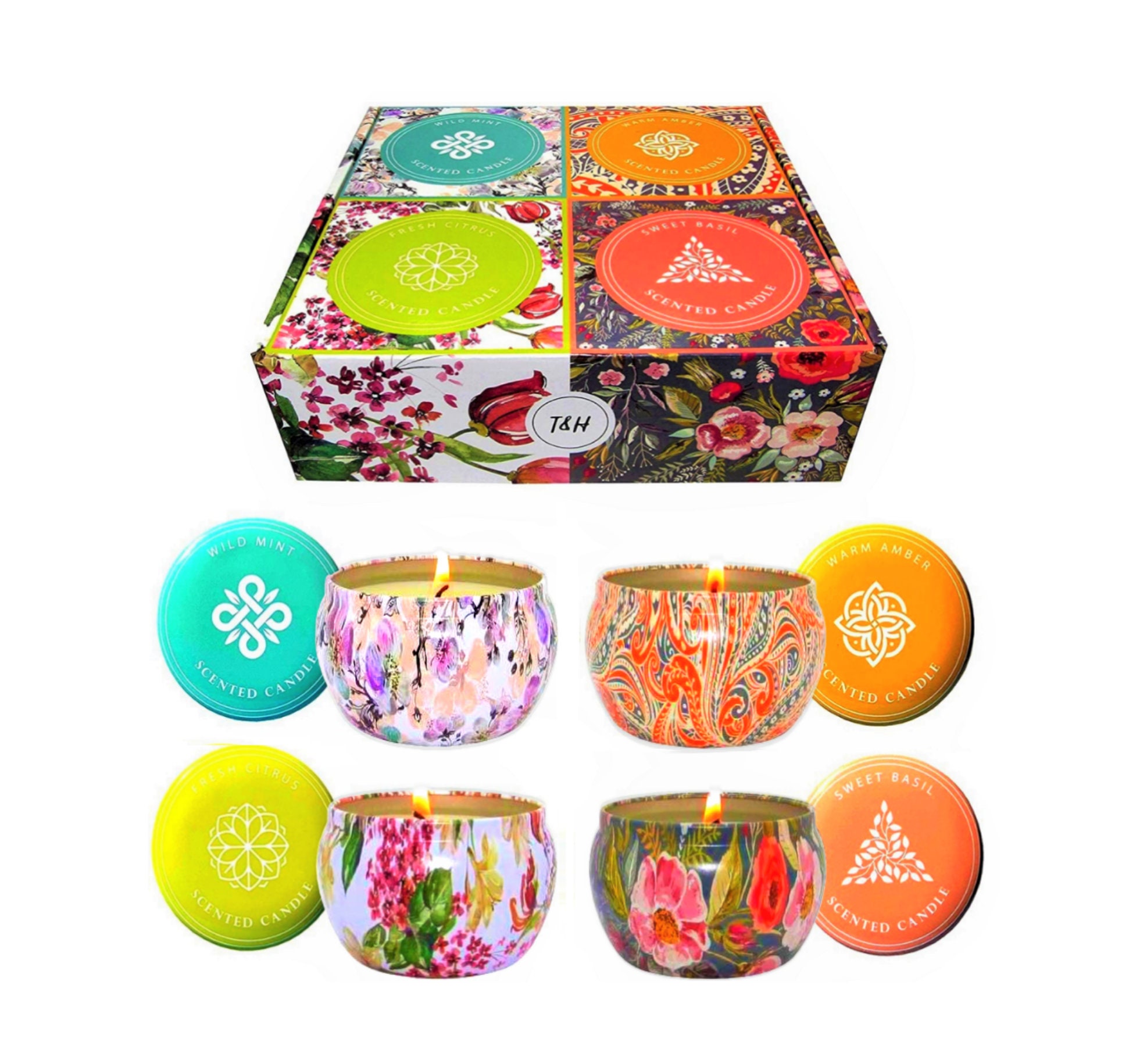 Scented Candles Gift Set Etsy