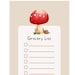 see more listings in the Grocery List Notepads section