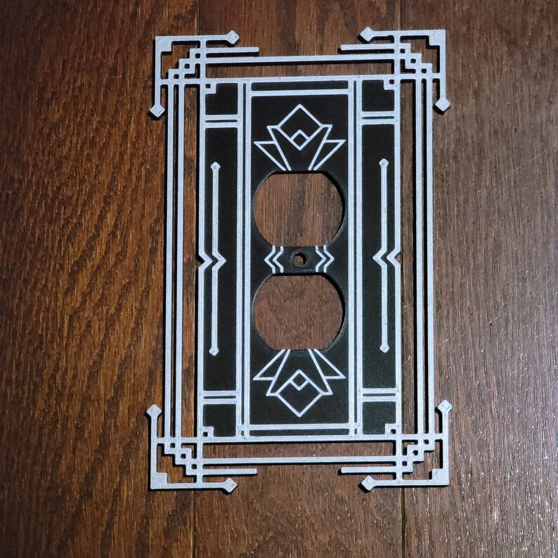 Art Deco Light Switch Etsy