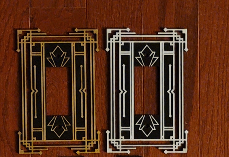 Art Deco Light Switch Etsy