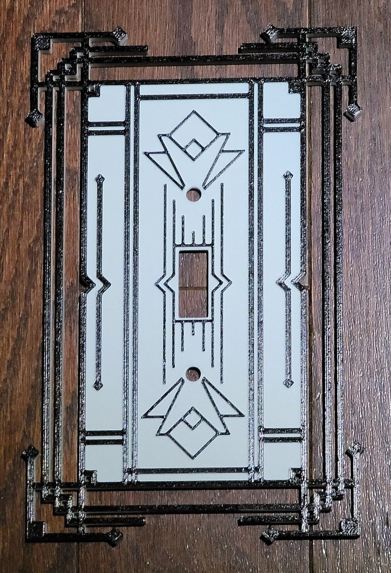Art Deco Light Switch Etsy