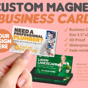 Magnetic Business Cards - 2 x 3 1/2, Hobby Lobby