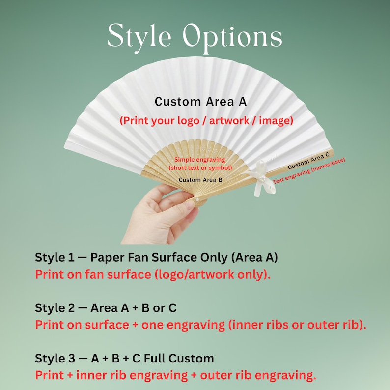 Graduation Fans Custom Personalized, School Event Hand Fans With Logo ...