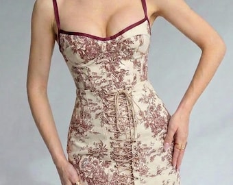 Renaissance Corset, Victorian Corset Outfit, Matching Skirt
