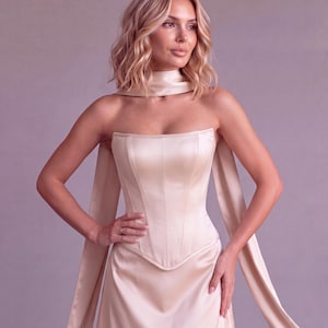 Ivory Rehearsal Dinner Dress