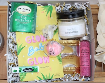 Spa Box for Women, Self Care box, Organic Spa Gift Set, Spa Bundle, Thinking of you Gift, Gift for Her, Bath Bundle, Christmas Gift Set