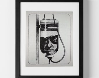 Liquid Devil – Vintage Hitchcock Illustration (1976)