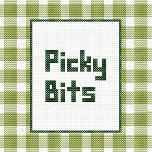 Picky Bits Gingham Kreuzstich, Nadelpunkt-Muster (PDF-Muster)