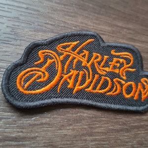 Harley Davidson Biker Patch for sewing / sew on / iron on