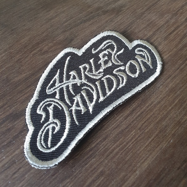 Harley Davidson Biker Patch zum Aufnähen / sew on / Aufbügeln / iron on