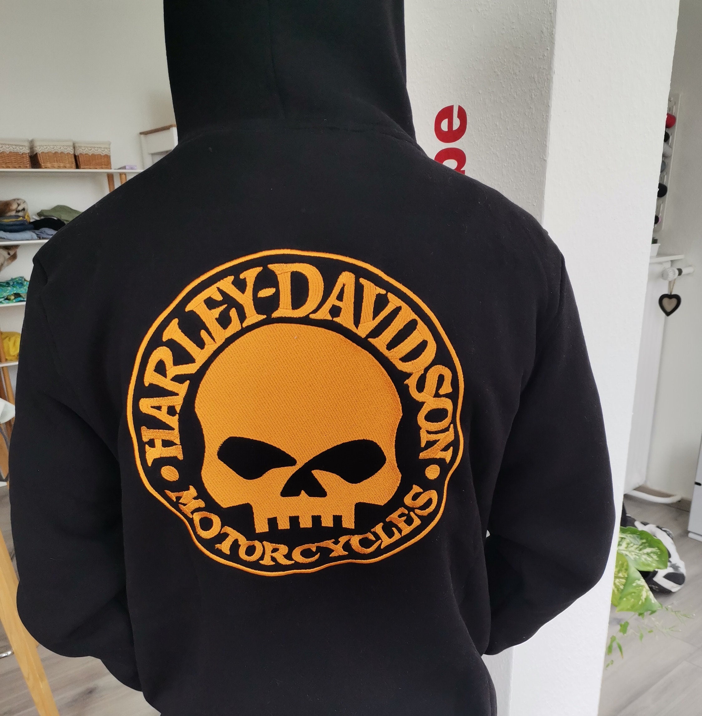 Skull Harley Hoodie 