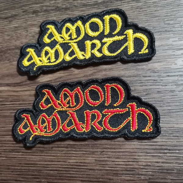 Amon Amarth Band Fan Patch zum Aufnähen / sew on / Aufbügeln / iron on