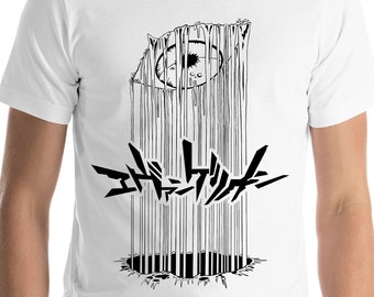 Evangelion Anime T-Shirt Dripping Eyeball