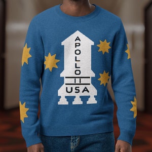 The Shining Apollo 11 Knit Sweater Danny Torrence Horror Movie