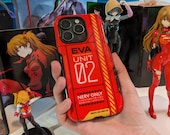 Evangelion Unit-02 Tough Case for Iphone® and Samsung Galaxy Anime