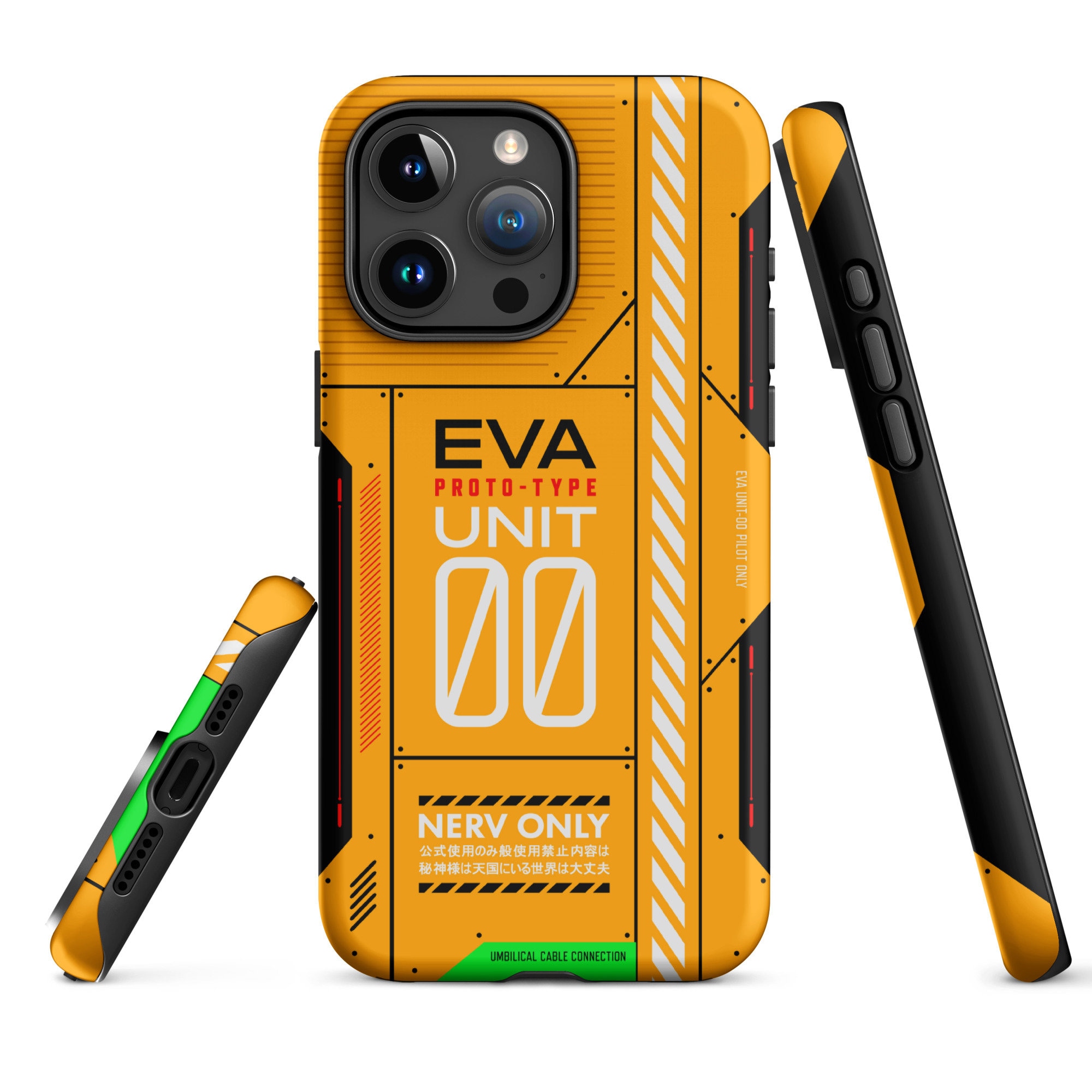 Evangelion Unit-00 Tough Case for Iphone® and Samsung Galaxy Anime