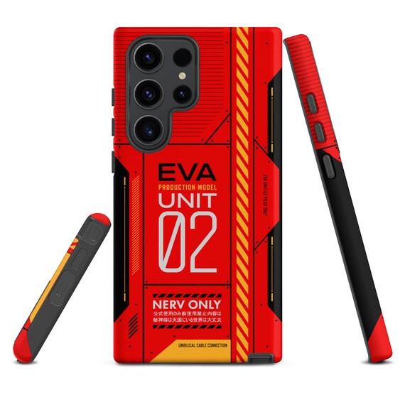Evangelion Unit-02 Tough Case for Iphone® and Samsung Galaxy Anime