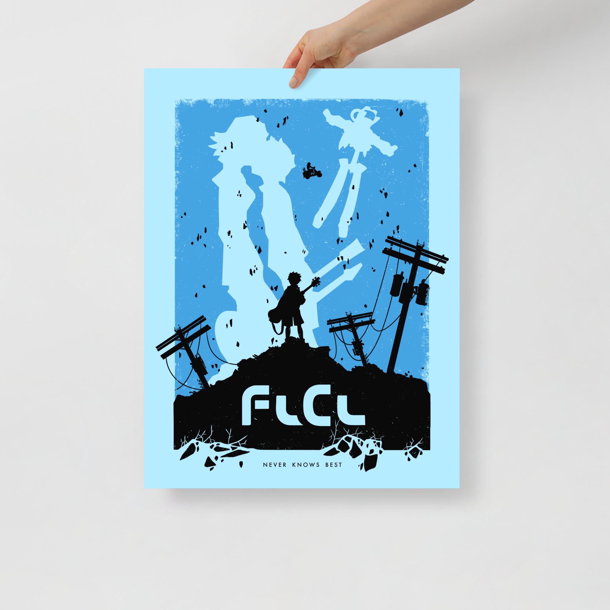 FLCL フリクリ アニメポスター | 手描きグラフィックプリント ホーム