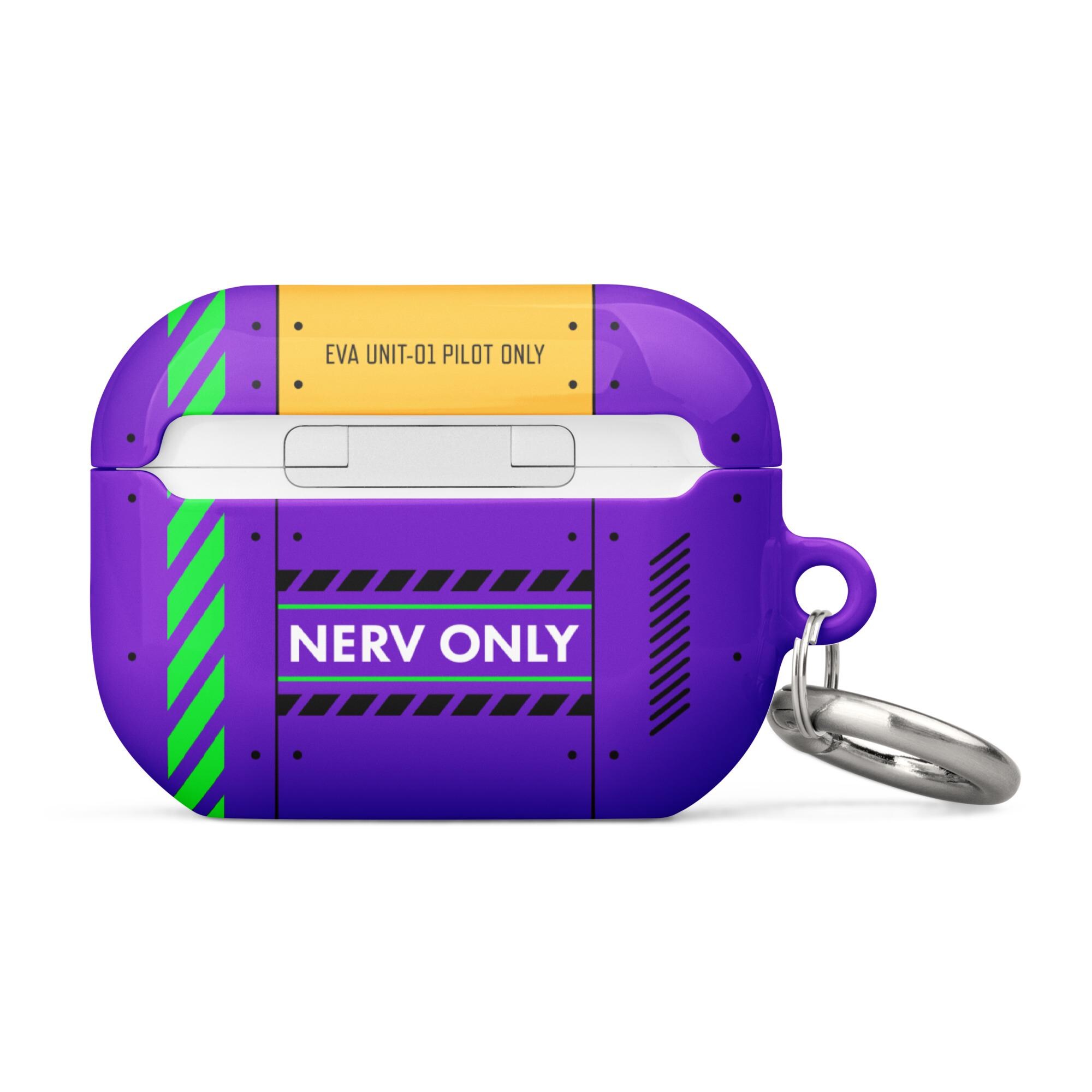 Evangelion Airpods Case Unit-01 Anime | Apple AirPod 1, 2, 3, Pro