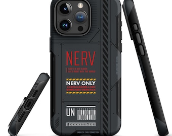 NERV HQ Evangelion Tough Case for iPhone® and Samsung Galaxy Anime Phone Case Neon Genesis