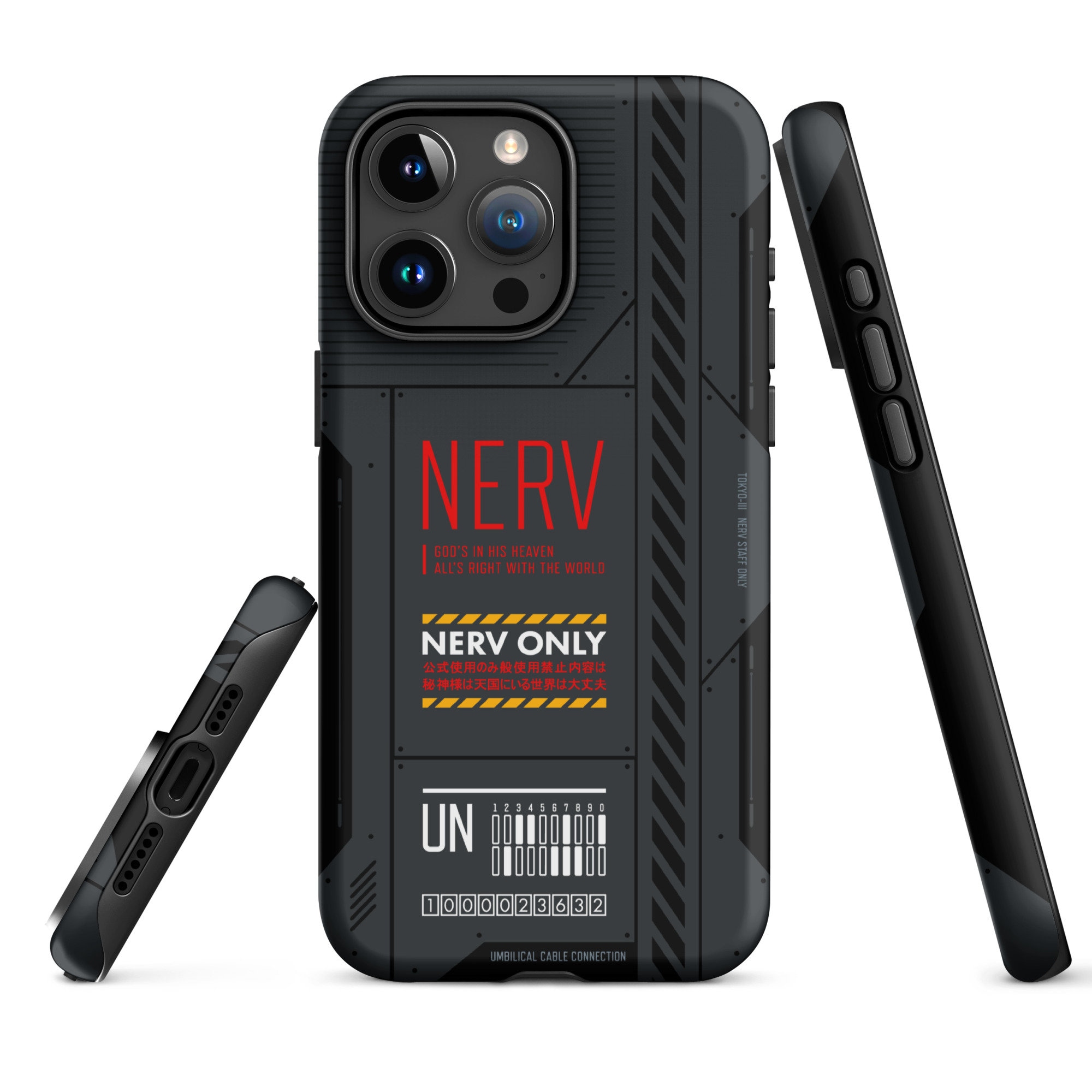 NERV HQ Evangelion Tough Case for Iphone® Anime Phone Case