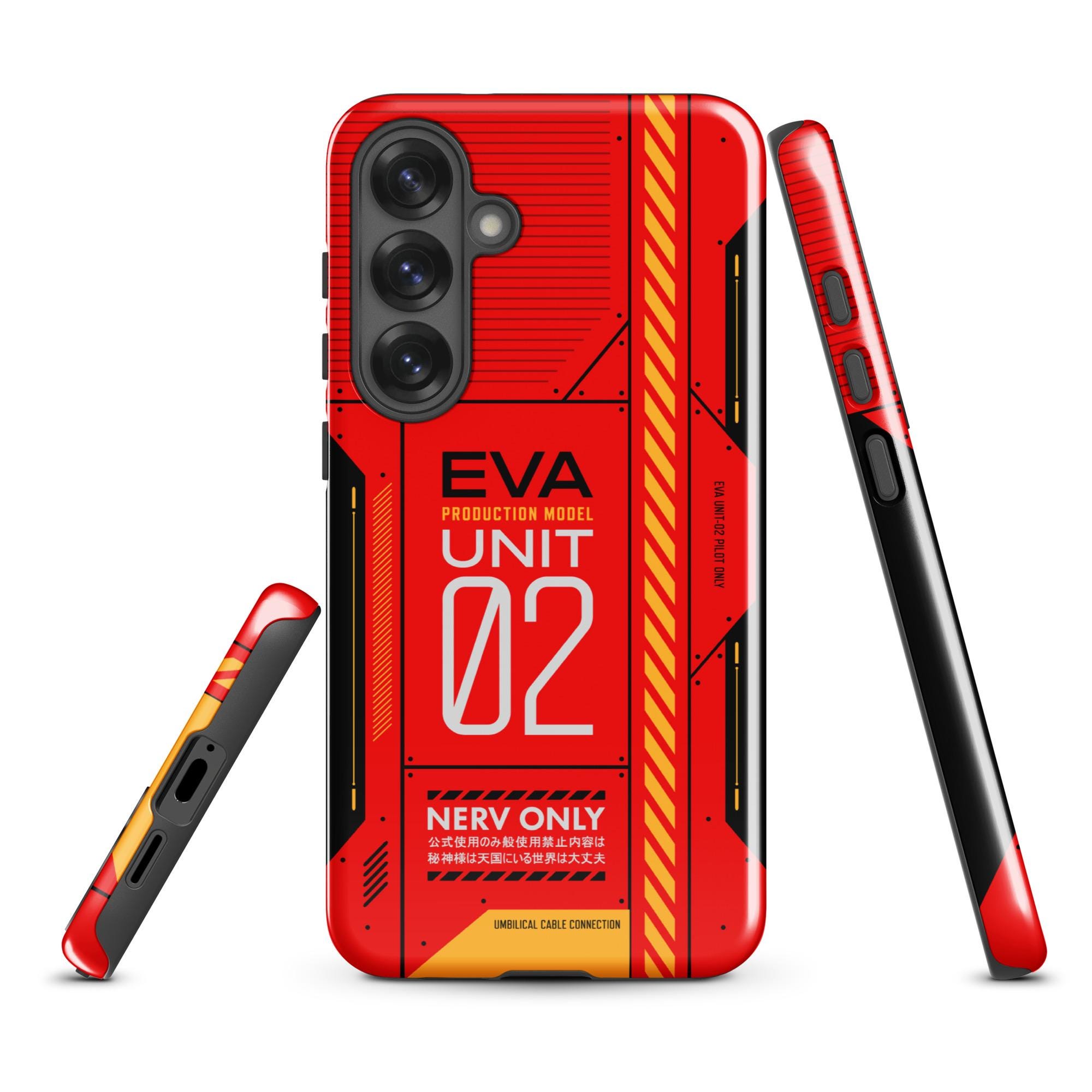 Evangelion Unit-02 Tough Case for Iphone® and Samsung Galaxy Anime