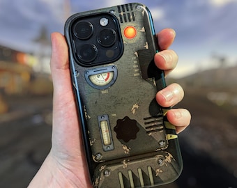 Pipboy Inspired Tough Case for iPhone® and Samsung Galaxy Phone Cosplay Hand-drawn Original Design