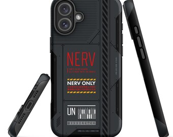 NERV HQ Evangelion Tough Case for Iphone® and Samsung Galaxy Anime
