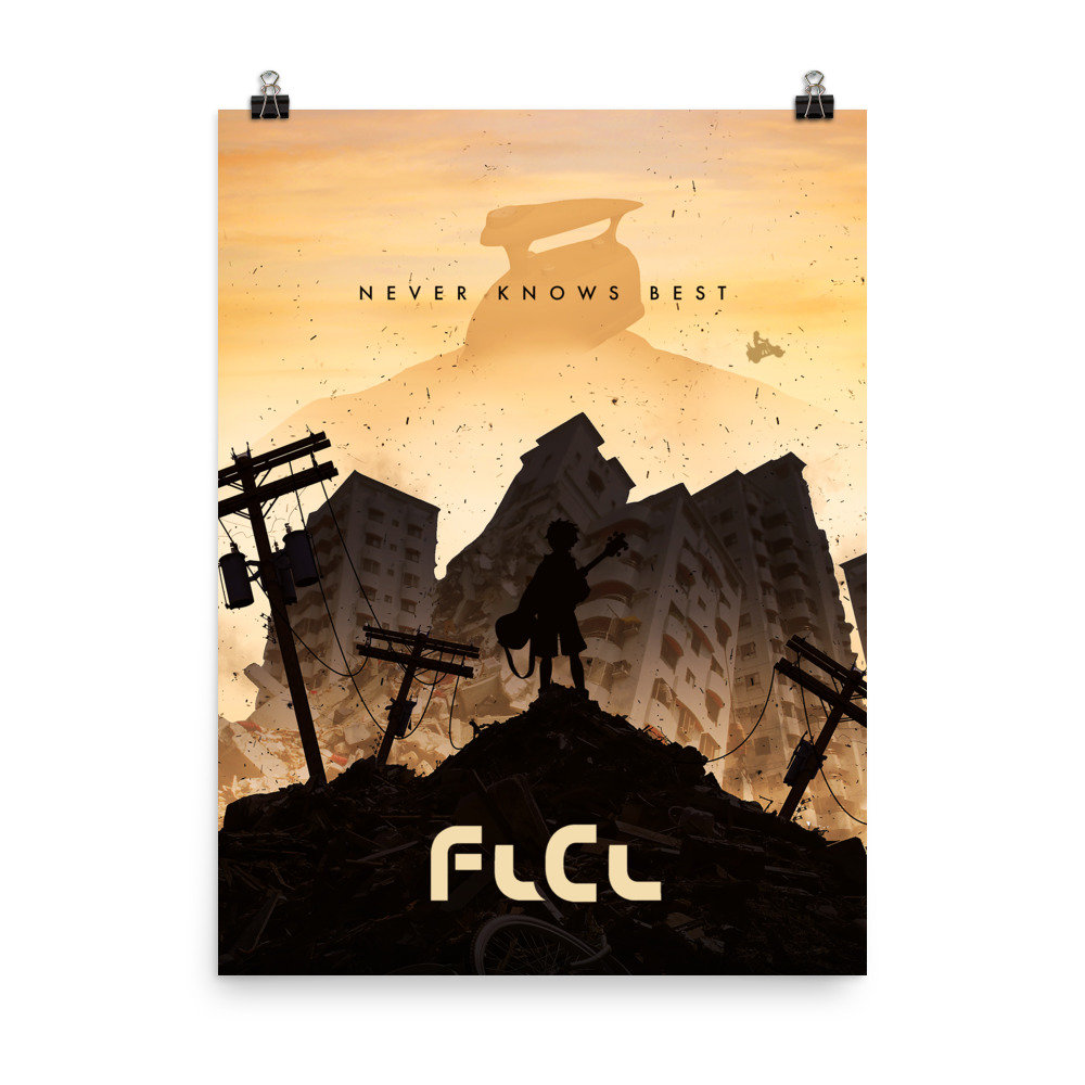 フリクリ フーリー・クーリー アニメポスター - Etsy 日本