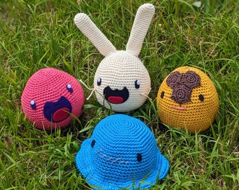 Patrón de crochet para amigurumi Slime Rancher (paquete de 4)