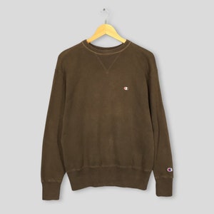 Champion sweater cheap brown grey