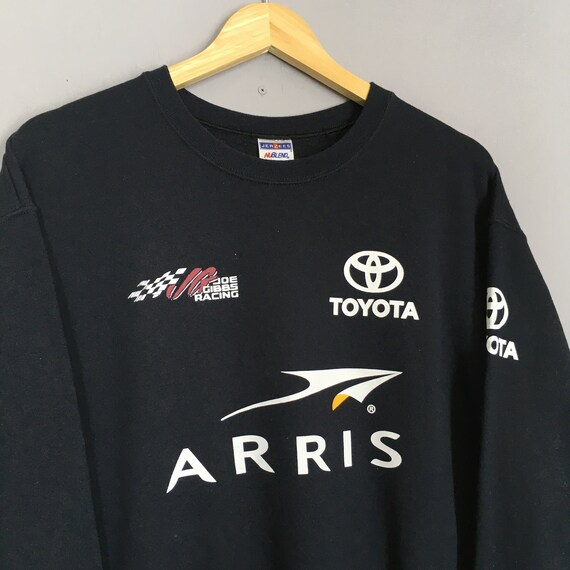 Vintage Toyota Joe Gibbs Racing Sweatshirt Large … - image 3