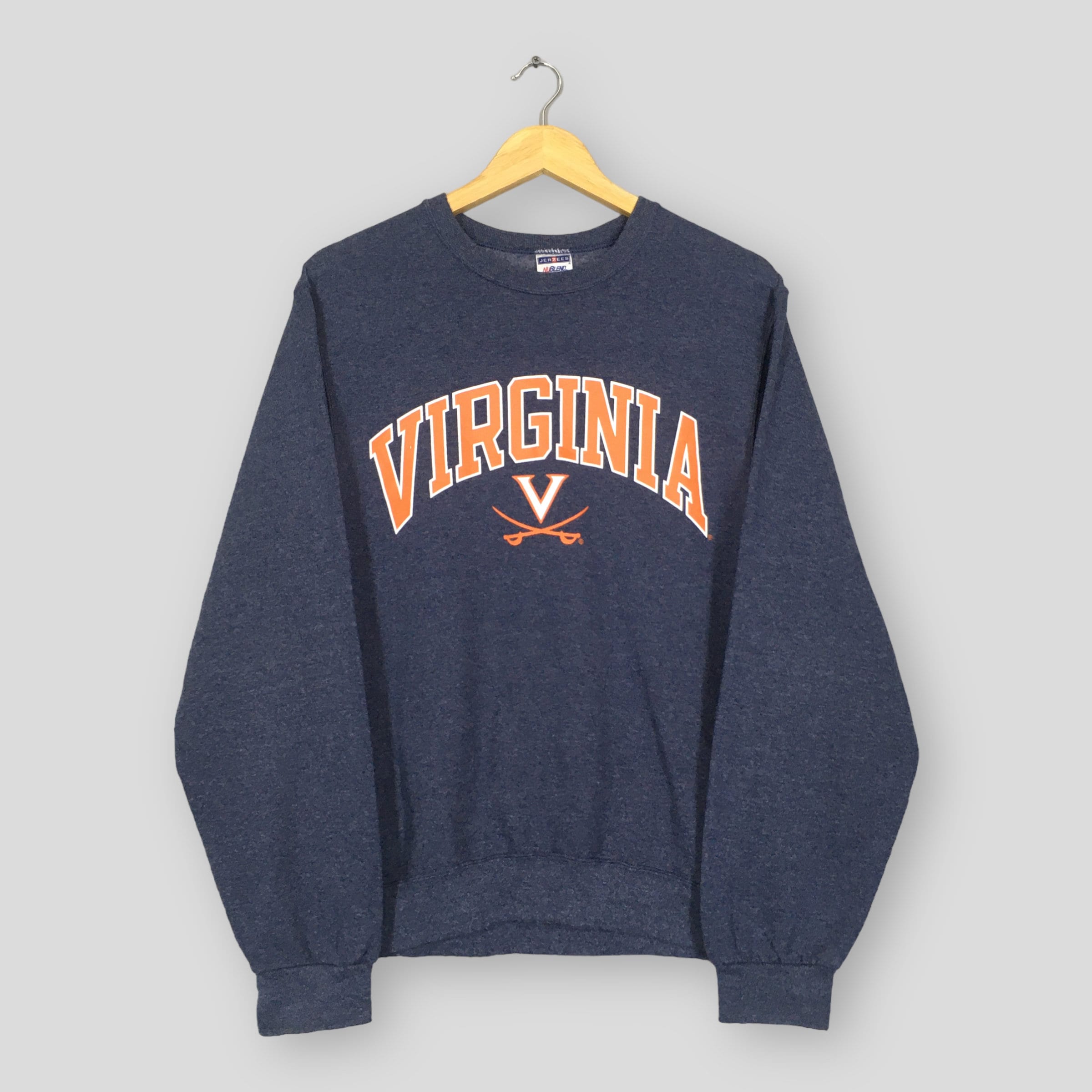 Vintage 1984-1993 University of Virginia Cavaliers Old Logo Crew - M