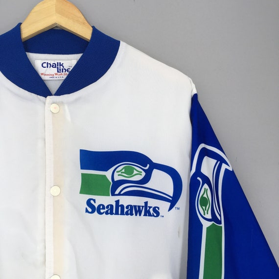 Vintage 1990s Seattle Seahawks NFL Football Satin… - image 5