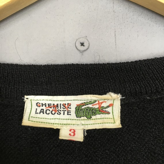 Vintage Chemise Lacoste Wool Knitwear Sweater Sma… - image 5