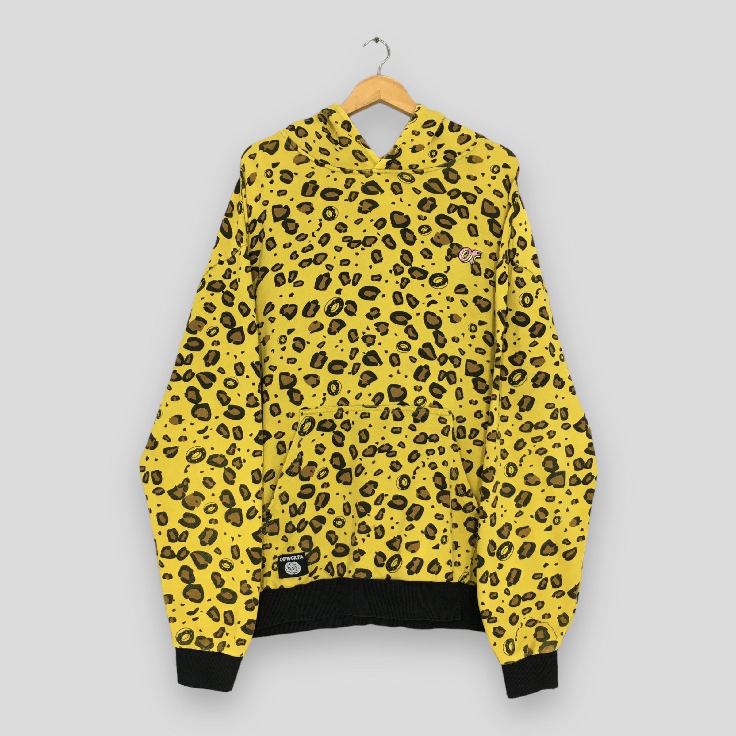 Rare OFWGKTA All Over Printed Hoodie Sweater Xlarge Vintage OFWGKTA Alternative Hip Hop Band Pullover Odd Future Hip Hop Band Hoodie Size XL Etsy