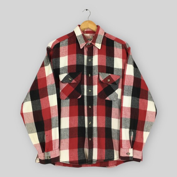 Vintage Levi's Alaska Checkered Flannel Shirt Large Levis
