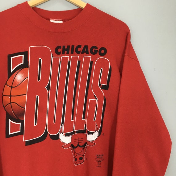 Vintage 1990s Chicago Bulls NBA Sweatshirt Large … - image 2