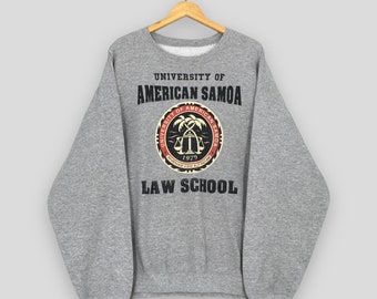 Vintage University Of American Samoa Law School Sweatshirt XXLarge American Samoa Community College Sweater American Samoa Crewneck Size XXL