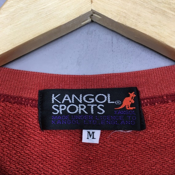 Vintage Kangol Sports Red Sweatshirt Medium 90s K… - image 5