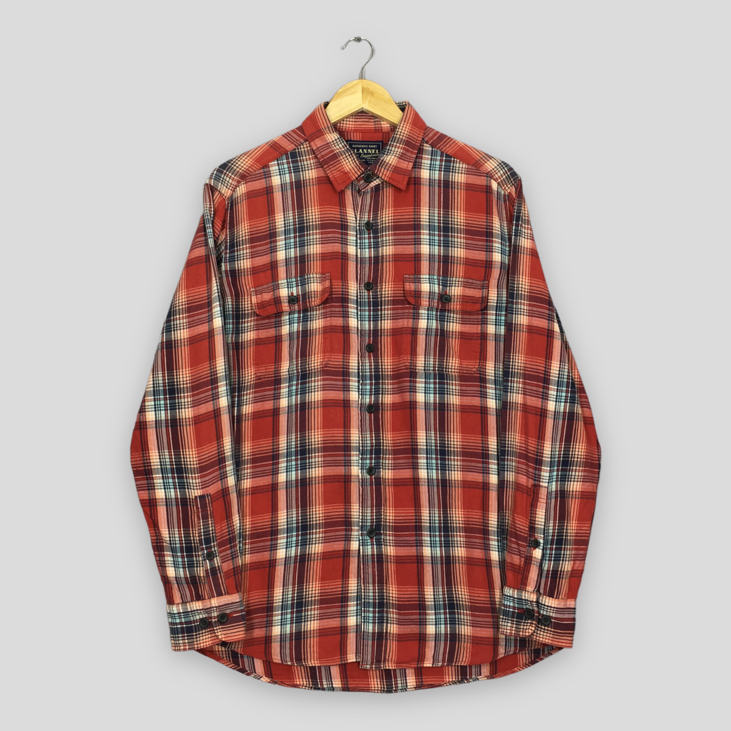 Vintage Y2K Red Plaid Checkered Flannel Shirt Large Japanese - Etsy