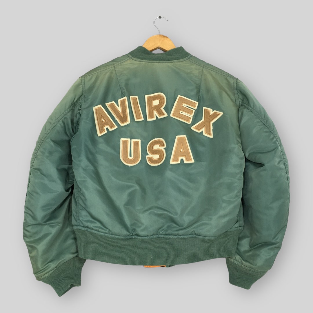 Vintage Avirex USA Air Force Ma-1 Flight Jacket Medium 80 