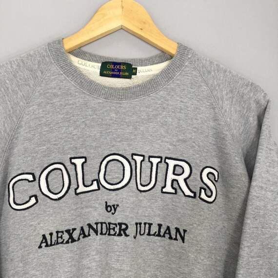 Vintage Colours By Alexander Julian Sweatshirt Me… - image 2