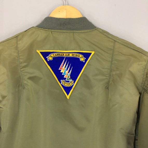 Vintage 90s Alpha Industries MA-1 Bomber Flight Jacket Small