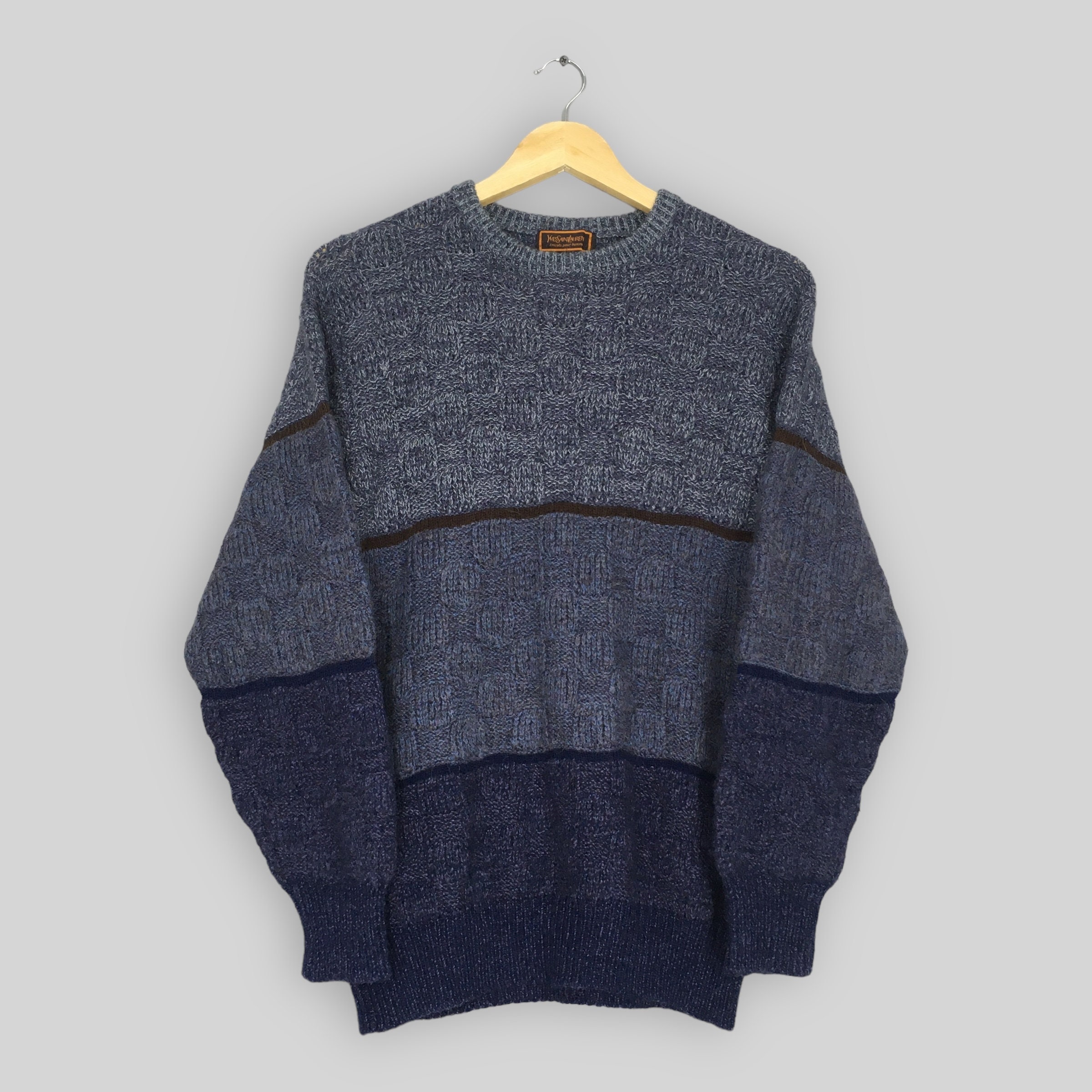 Vintage Yves Saint Laurent Tricots Pour Homme Wool Sweater Vintage Yves Saint Laurent Tricots Pour Homme Wool Sweater