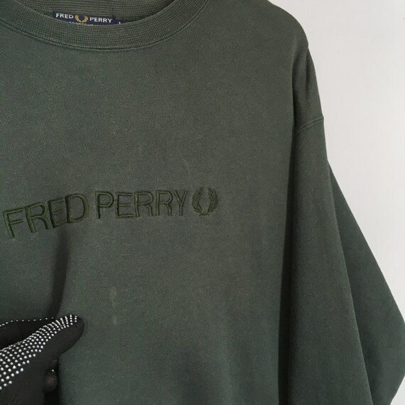 Vintage Fred Perry Sportswear Sweatshirt Large 90… - image 5