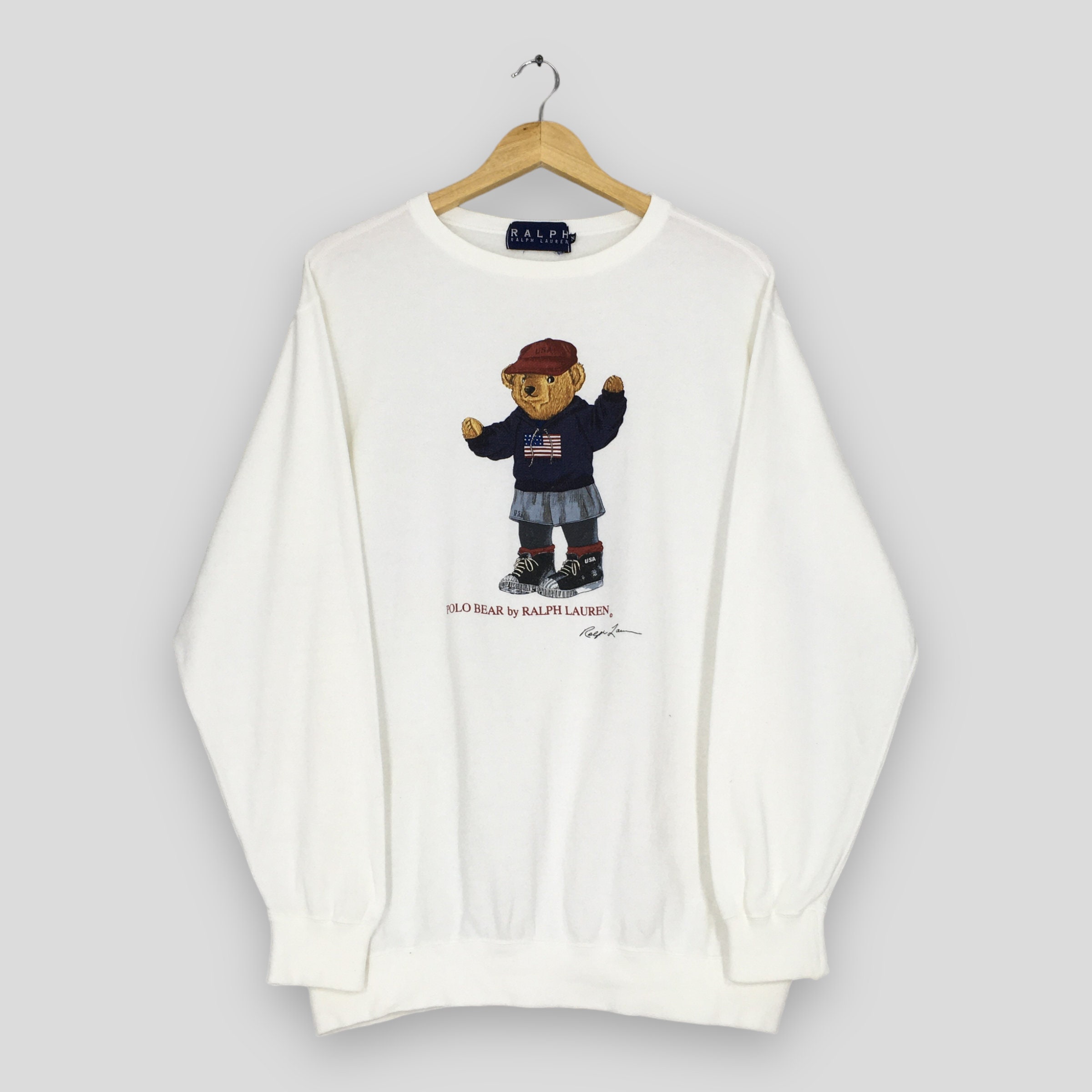 Polo bear shop sweater white