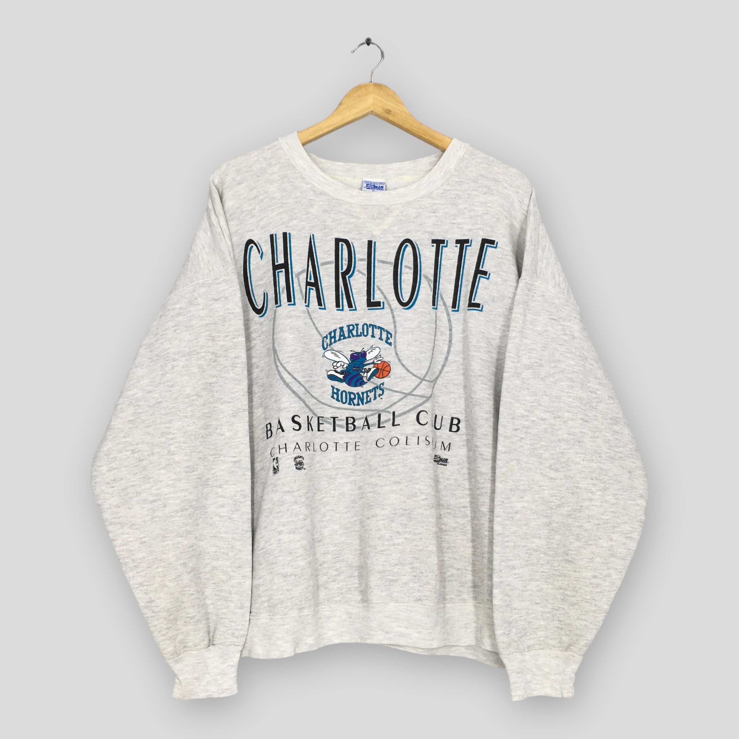 Charlotte hornets sale vintage sweatshirt
